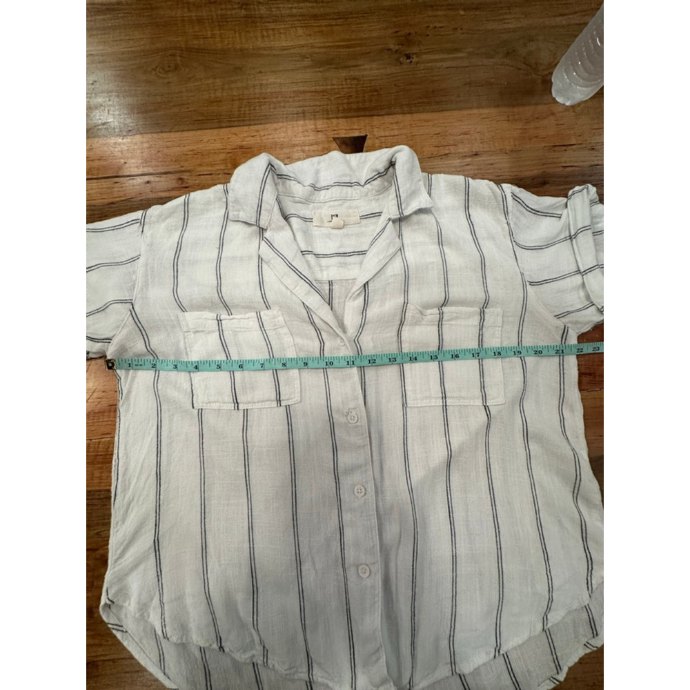 Thread + Supply Striped Button-Down Camp Shirt - image 10